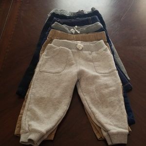 Bundle of 6 Toddler Boy Pants Size 18 Months